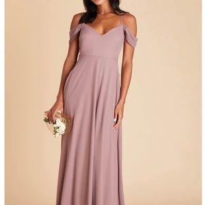 Burst Grey dark mauve “Devin” dress